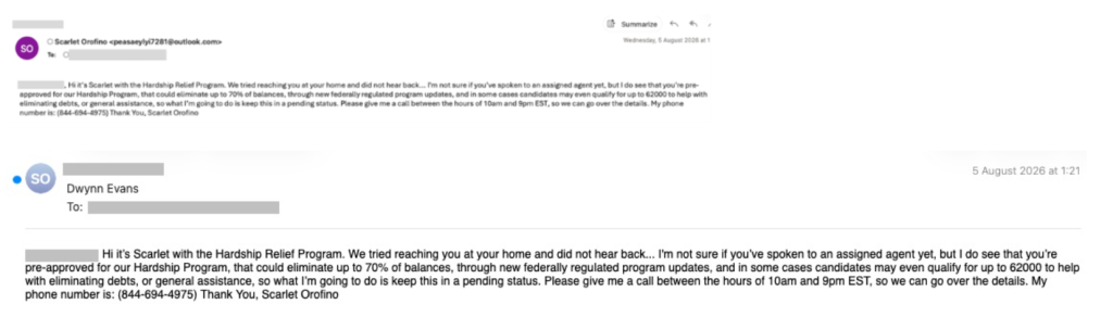 24,700 Fake Debt Relief Emails Target Over 9,000 Organizations