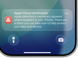 Apple Sends Lock Screen Spyware Alerts to Users in 110 Countries