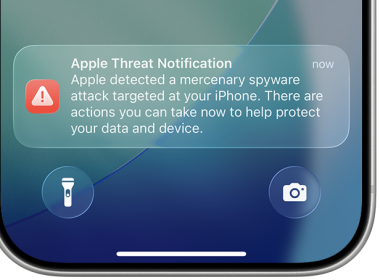 Apple Sends Lock Screen Spyware Alerts to Users in 110 Countries
