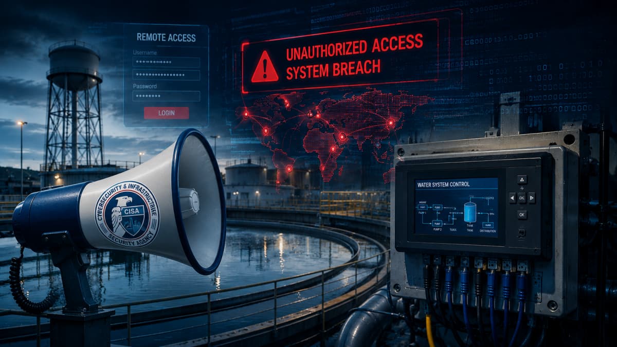 CISA: Hackers Targeted Over 100 Internet-Exposed Water Systems
