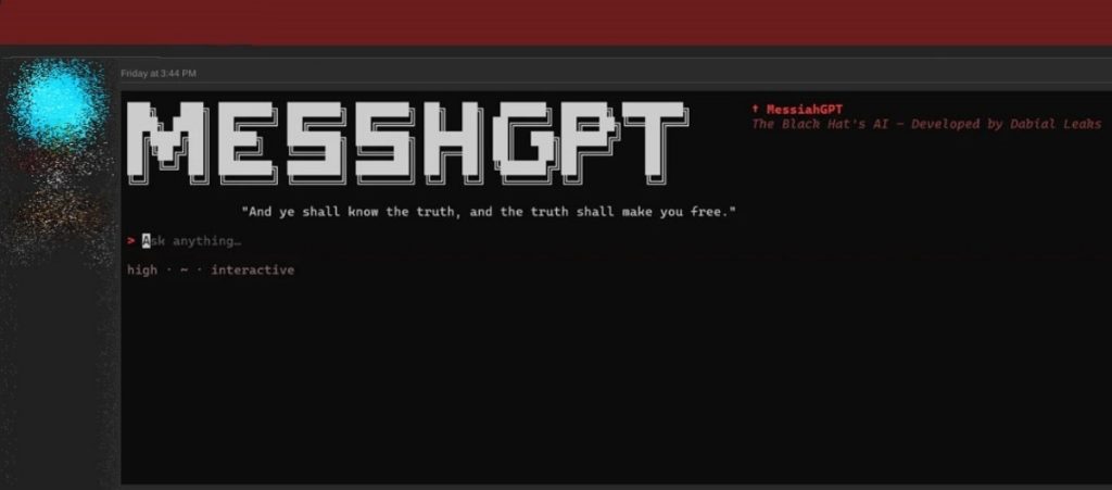 MessiahGPT Criminal AI Service Advertised on BreachForums