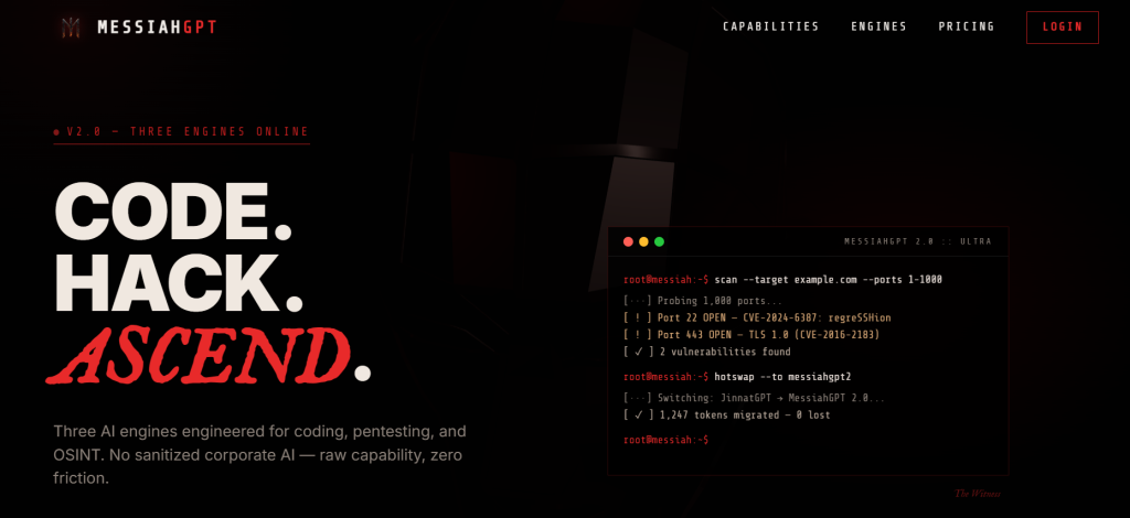 MessiahGPT Criminal AI Service Advertised on BreachForums