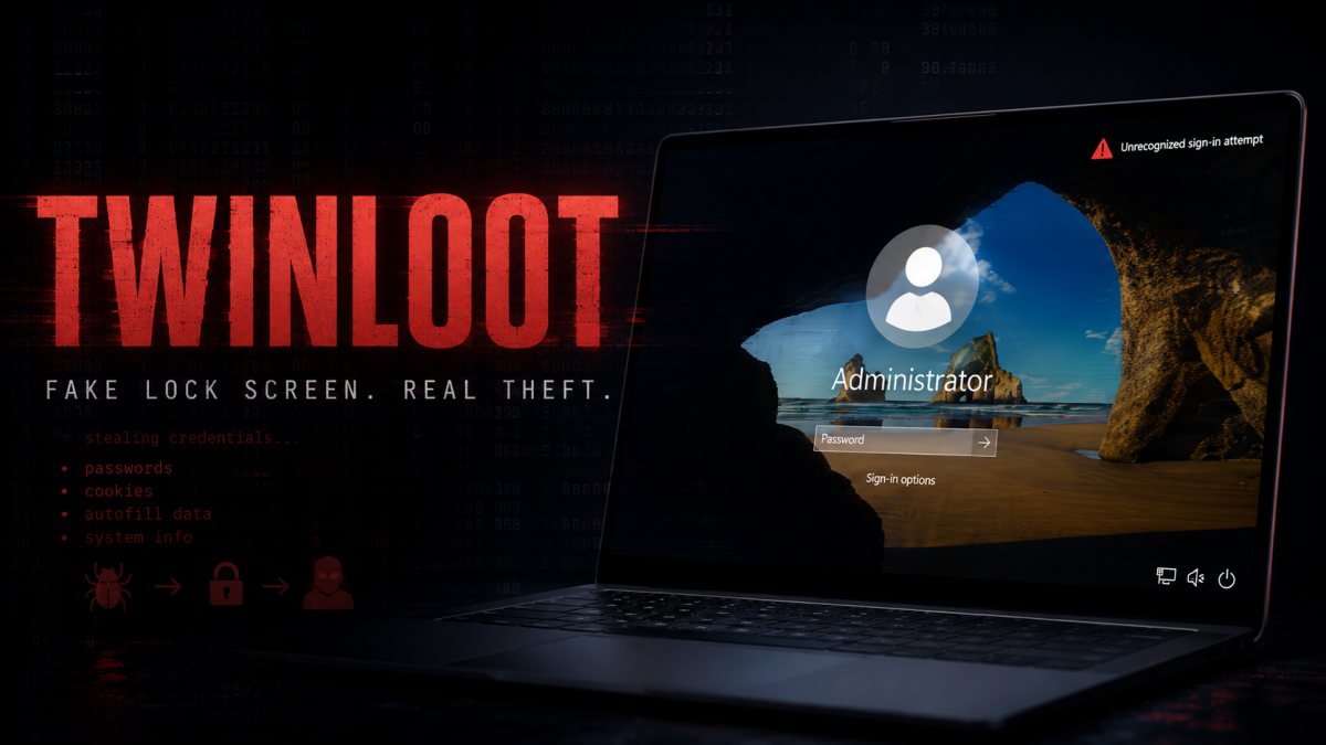 New TWINLOOT Malware Steals Windows Passwords Via Fake Lock Screen