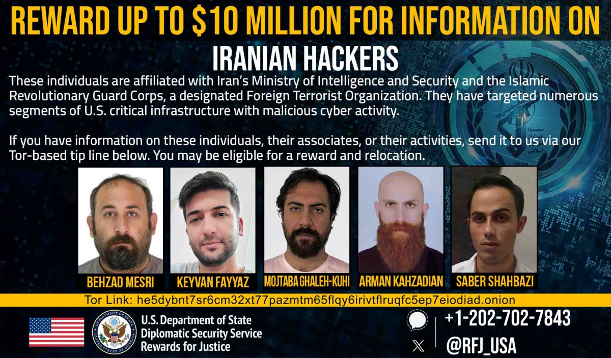 US Charges 17 Iranian Hackers Over Theft of 31.5TB of Academic Data