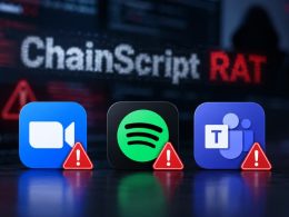 ClickFix Attacks Spread ChainScript RAT via Fake Spotify and Teams Installers