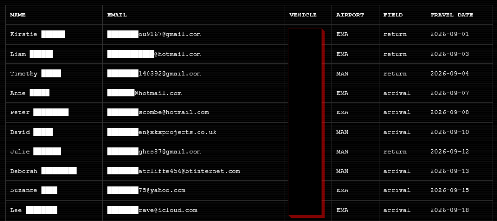 FulcrumSec Leaks Manchester Airports Group Customer and Booking Data