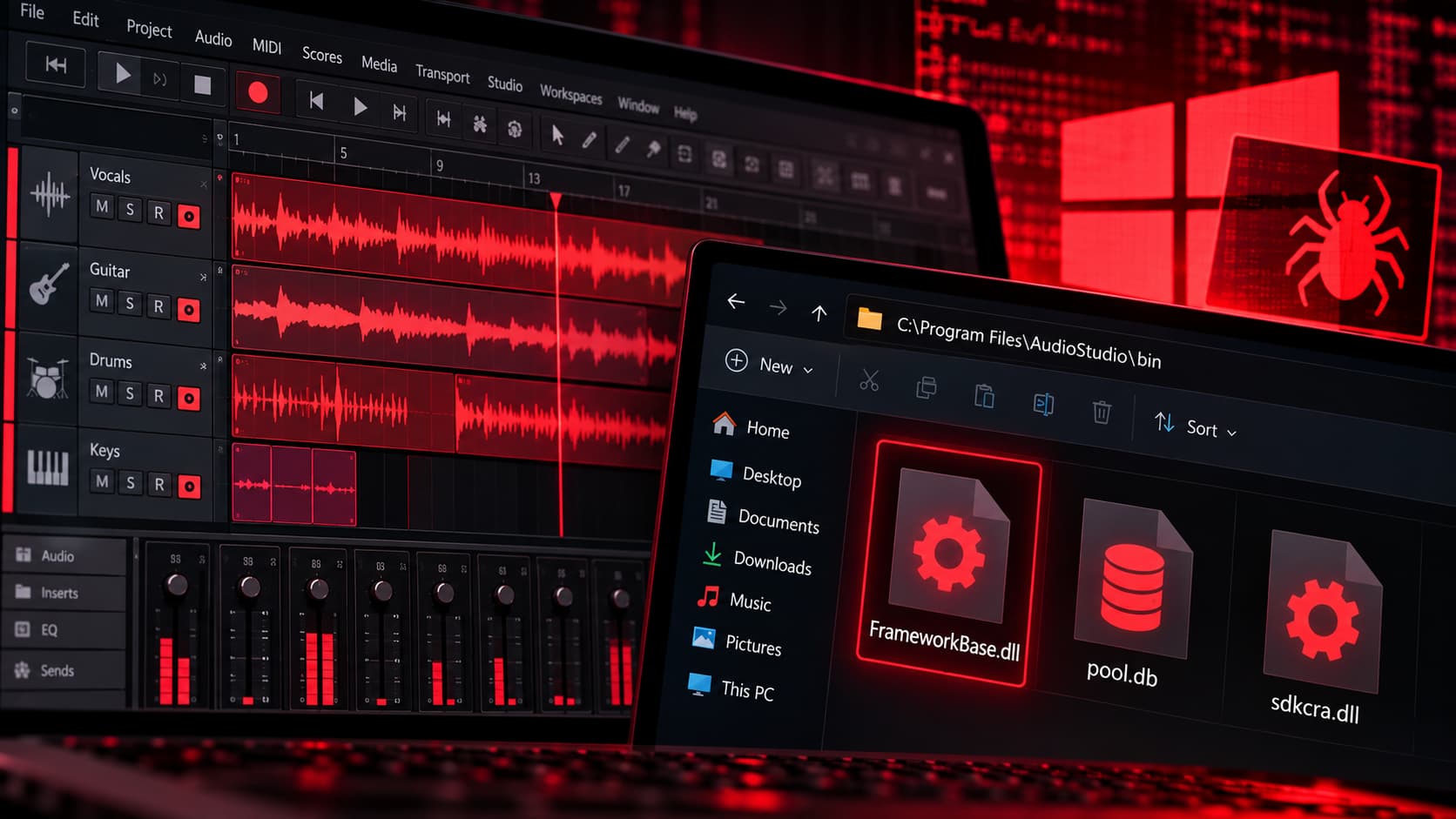 SectopRAT Abuses Legitimate Audio Software Files to Steal PC Data