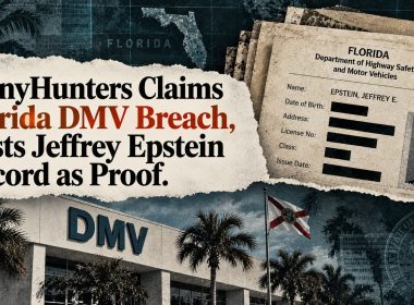 ShinyHunters Claims Florida DMV Breach, Posts Jeffrey Epstein Record as Proof