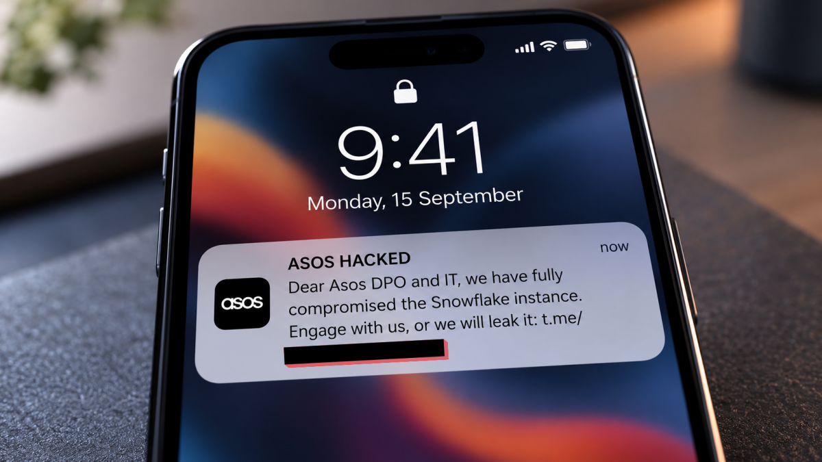 ASOS Hackers Hijack App Notifications, Claim Snowflake Data Breach