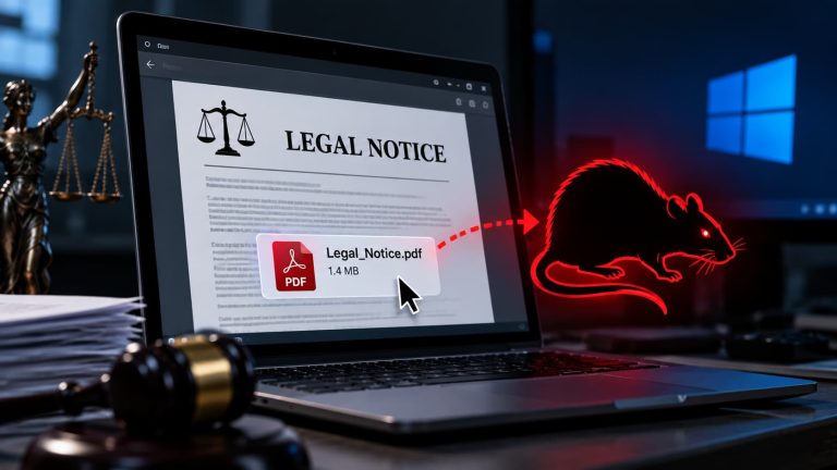 Overlord RAT Uses Fake Legal Notices to Infect Windows PCs