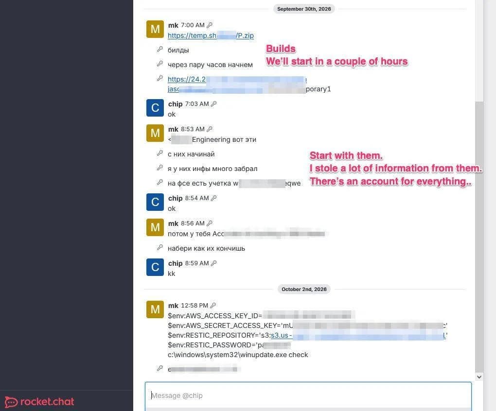 Ransomware Hackers Expose 8,257 AI Messages and 46 Encryptor Builds