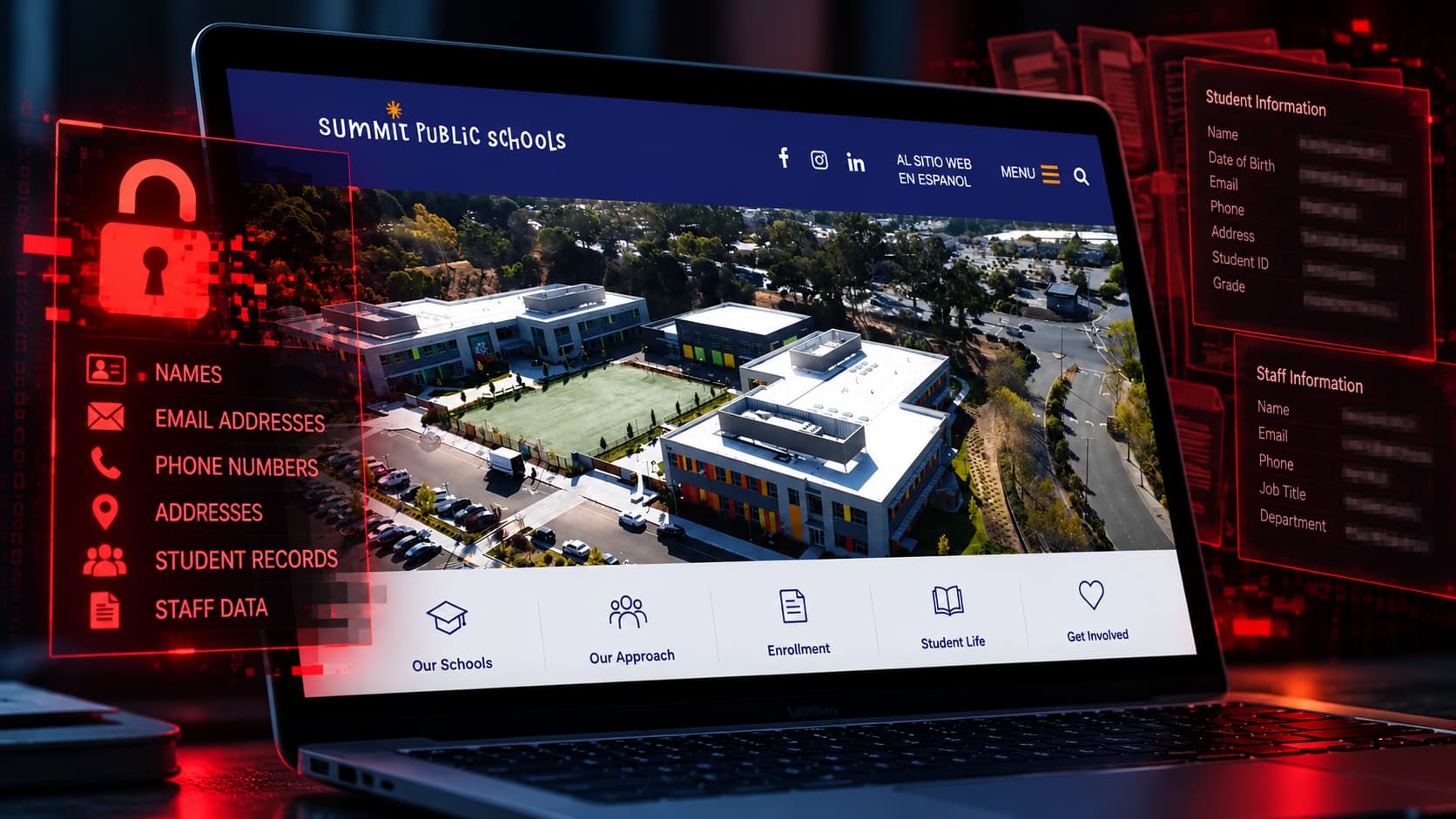 Summit Public Schools Breach Exposes 115 GB of Student and Staff Data